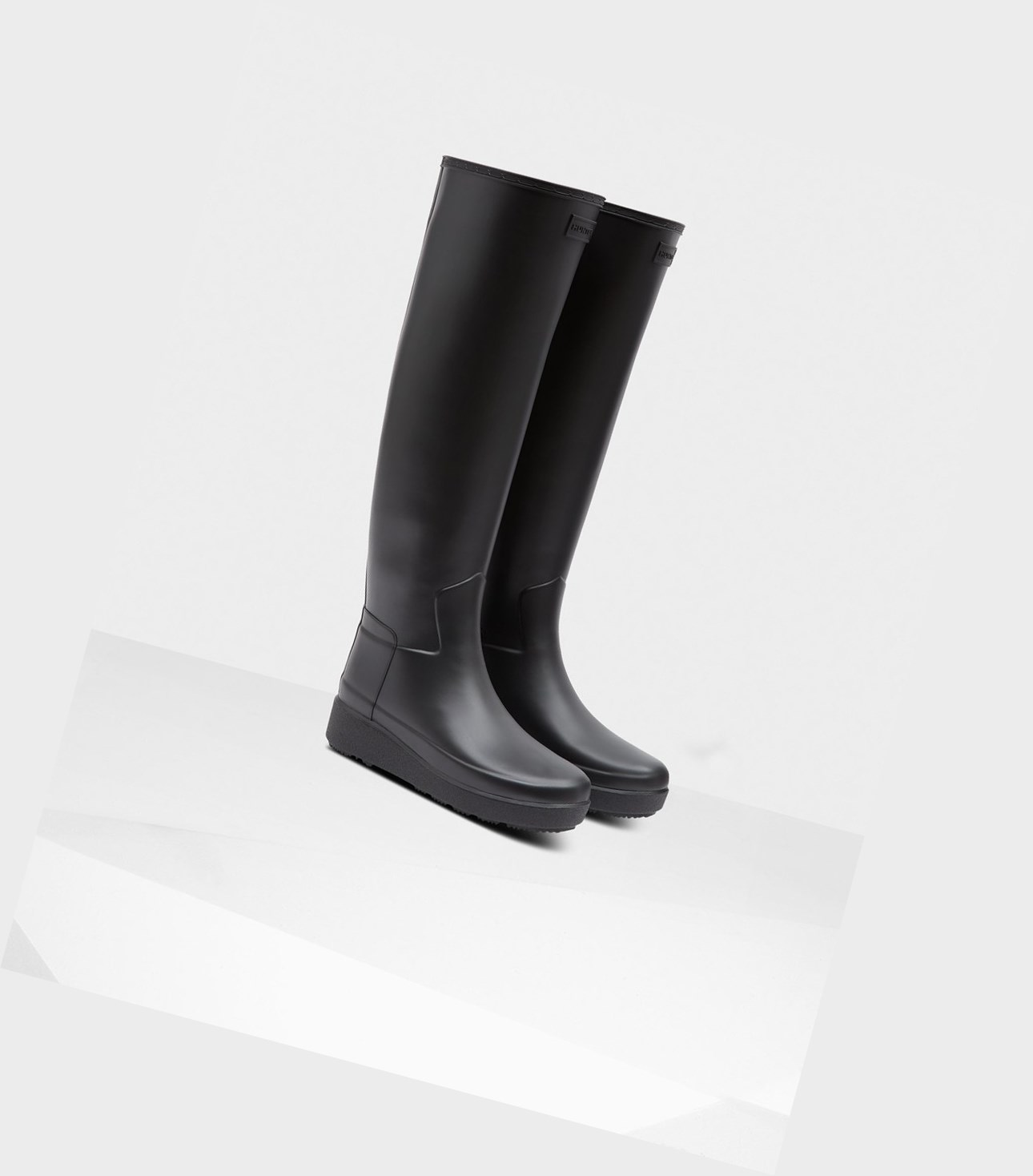 Knee-High Boots Donna Hunter Refined Slim Fit Knee-High Nere | SJXNOL-021