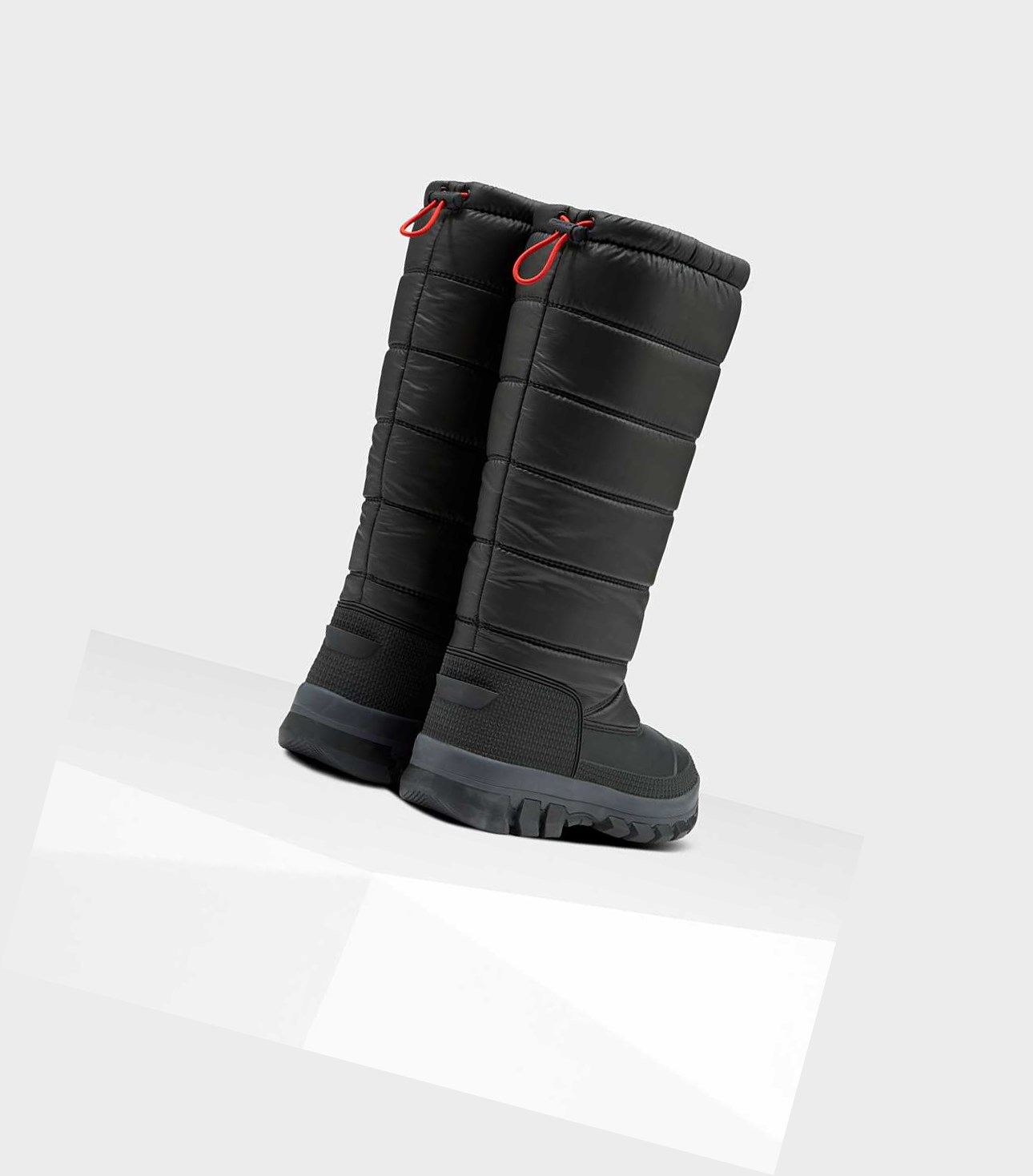 Stivali da Neve Donna Hunter Original Insulated Alti Nere | KWHGLY-274