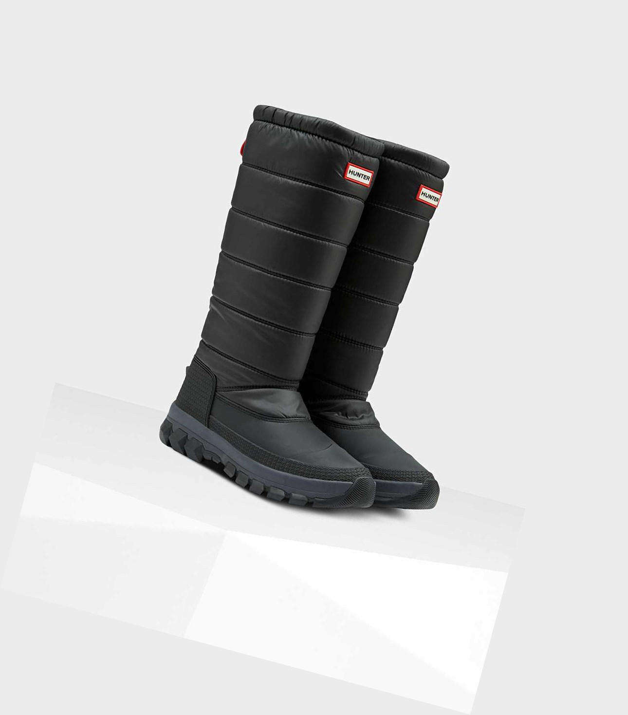 Stivali da Neve Donna Hunter Original Insulated Alti Nere | KWHGLY-274