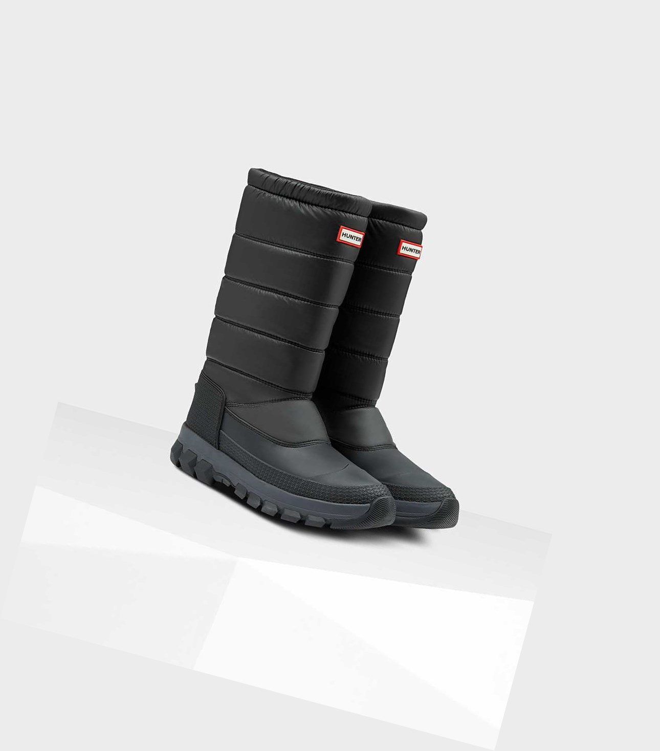 Stivali da Neve Uomo Hunter Original Insulated Alti Nere | WKIOUB-357